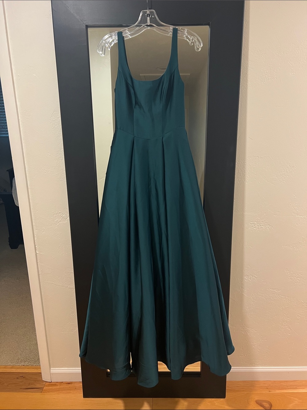 Azazie Teal Green Maxi Dress
